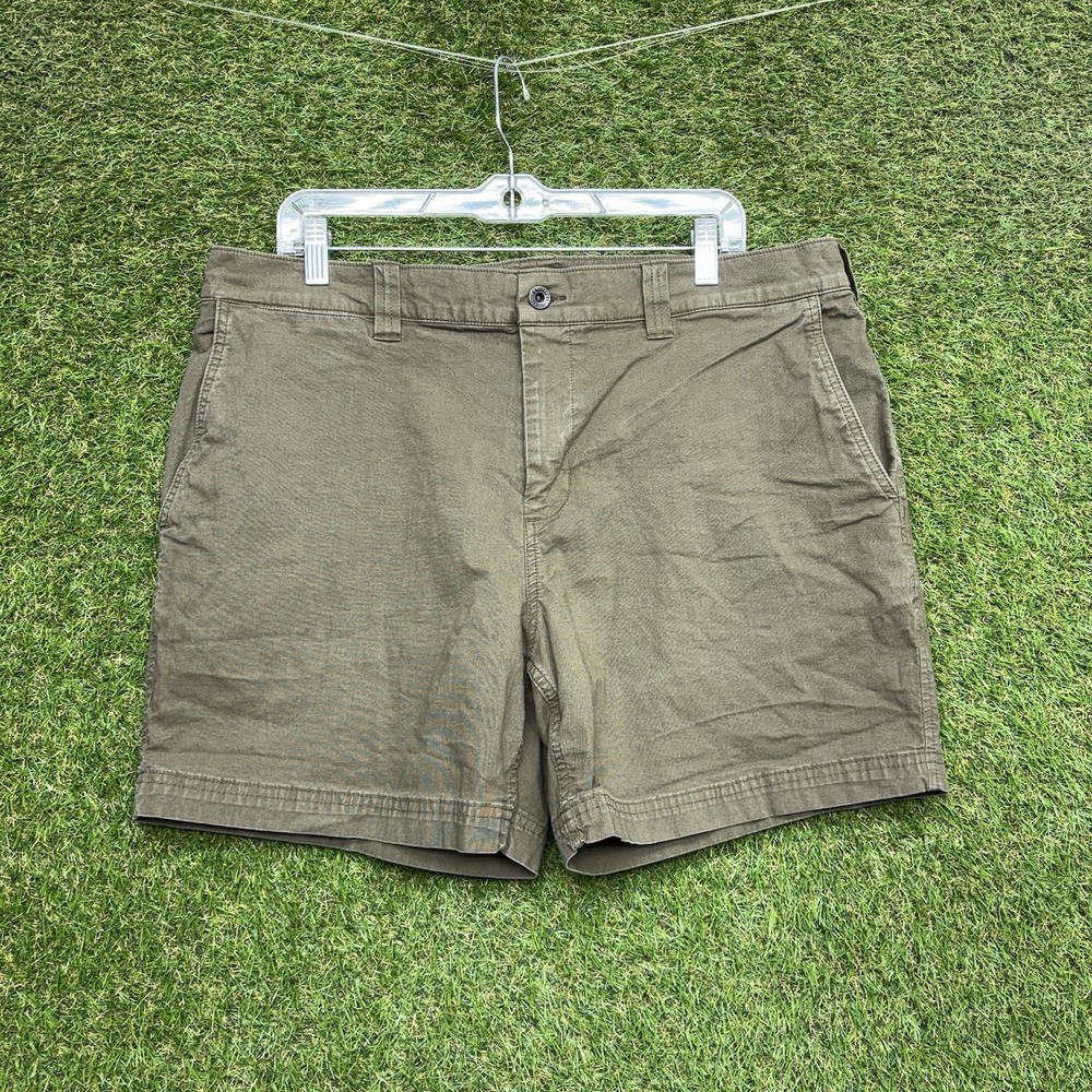 FILSON Field Shorts Mens 38 Brown Chino Canvas Workwear Cotton Outdoor Casual